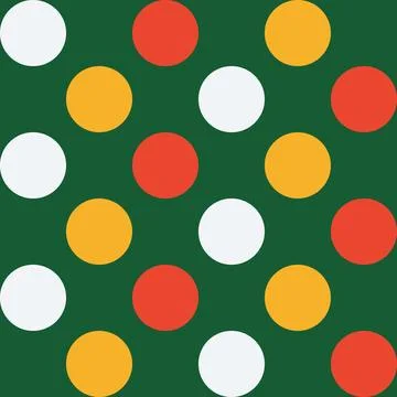 Festive circle pattern for Christmas and New Year designs, ideal for textiles イラスト素材