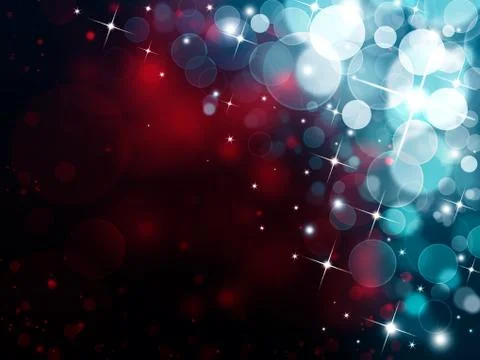 Festive colored background bokeh Stock Illustration