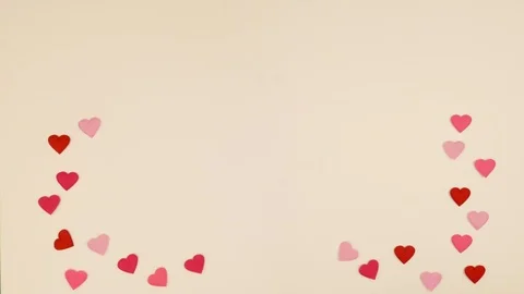 Festive composition to the day of Valentine Video stock 72900666