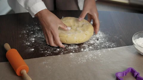 Festive cookie dough Stock Footage 157613552