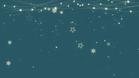 Festive dark teal background with backdrop decorated elegant Stock Footage 345138016