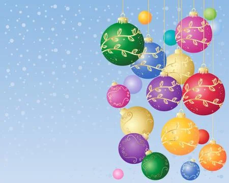 Festive decorations Stock Illustration