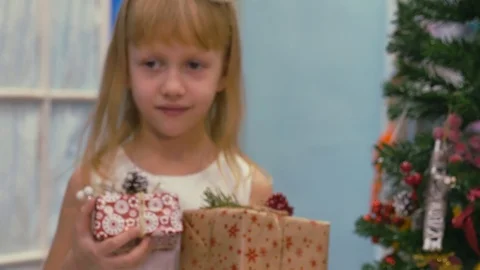 Festive decorations. The work of a designer-decorator. On the eve of Christmas. Stock Footage 83316331