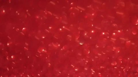 Festive defocus bokeh on red background Video stock 223403696