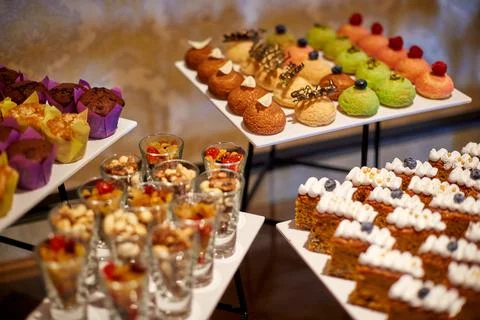 Festive delicious buffet Stock-Fotos