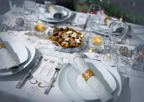 Festive dining Stock-Fotos