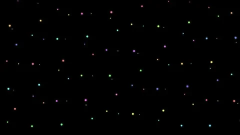 A festive display of multicolored led string lights on a dark background 库存影片 335117300