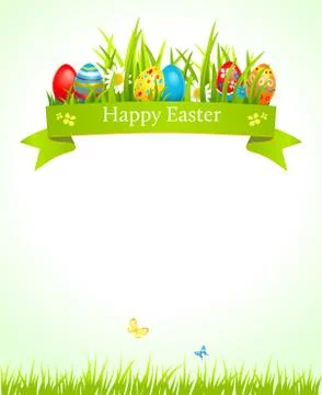 Festive Easter background Stock Illustration