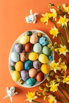 Festive Easter background Stock Photos