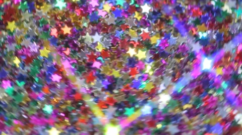 Festive elegant abstract background with bokeh lights and stars. Option No. 20 Stock Footage 60203228