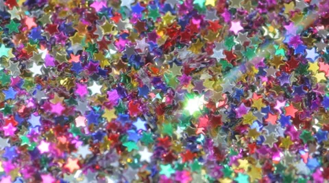 Festive elegant abstract background with bokeh lights and stars. Option No. 19 Stock Footage 60204583