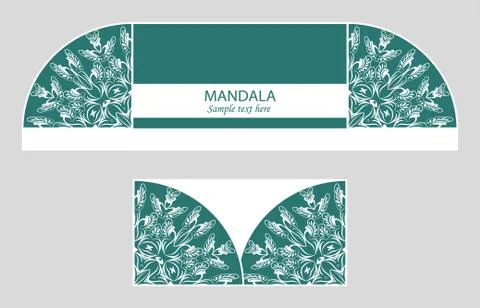 A festive envelope, box, cover for wedding, party, congratulations Illustrazione stock