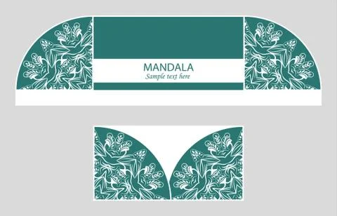 A festive envelope, box, cover for wedding, party, congratulations Illustrazione stock