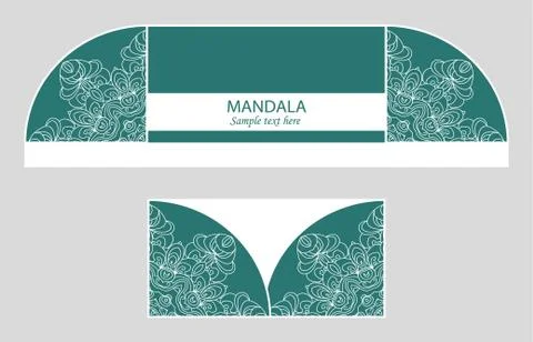 A festive envelope, box, cover for wedding, party, congratulations Stock Illustration