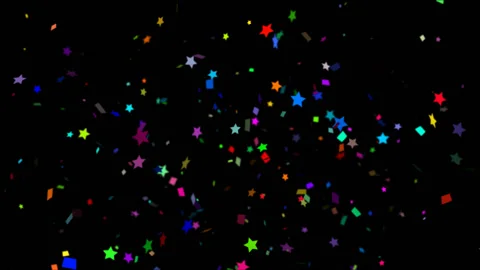 Festive Exploding Confetti 01 Stock Footage 107686281