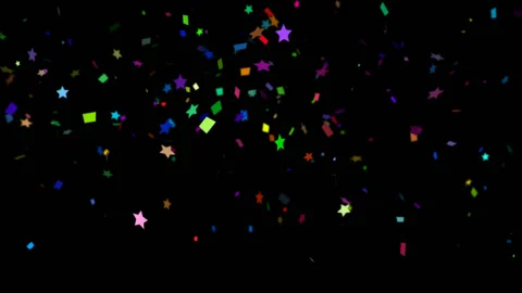 Festive Exploding Confetti 02 스톡 동영상 107686286