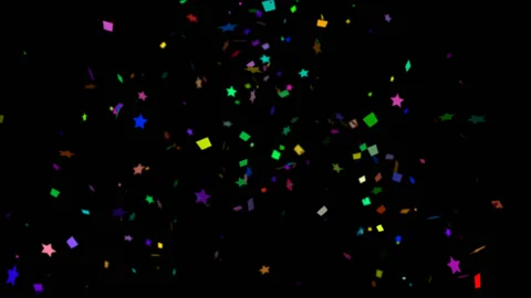 Festive Exploding Confetti 03 스톡 동영상 107686290
