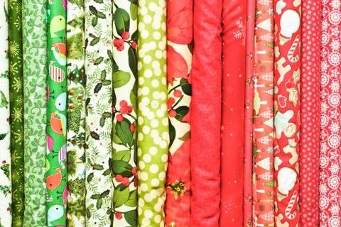 Festive fabric Foto stock