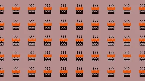 Festive Feast - A Seamless Pattern of Birthday Cakes. Stock Footage 325376105