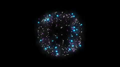 Festive Firework 01 스톡 동영상 107687292