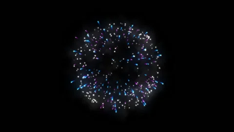 Festive Firework 03 스톡 동영상 107687296