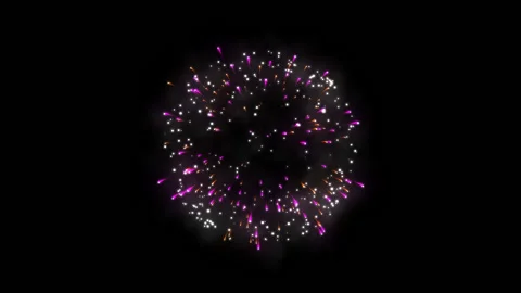 Festive Firework 04 스톡 동영상 107687304