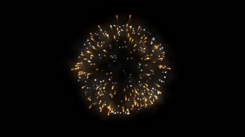 Festive Firework 05 스톡 동영상 107687311