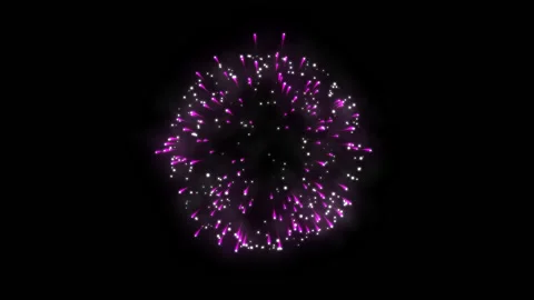 Festive Firework 09 Stock Footage 107687329