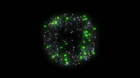 Festive Firework 14 스톡 동영상 107687364
