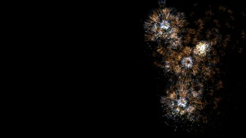 Festive fireworks 1 Stock Footage 285602077