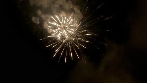 Festive Fireworks Stock Footage 167047936