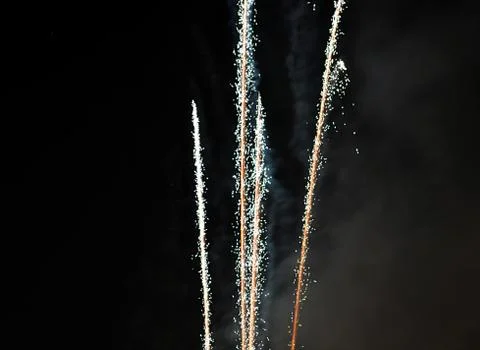 Festive fireworks Foto stock