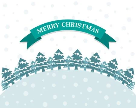 Festive flat Christmas background. Vector illustration. Stock Illustration