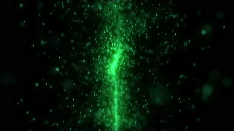 Festive floating particles, dust. Shining sparkles. Bokeh Christmas lights Stock Footage 112233409