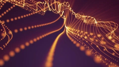 Festive floating particles, dust. Shining sparkles. Bokeh Christmas lights Stock Footage 112275439
