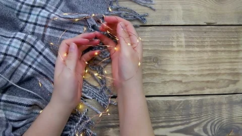Festive garland. Stock Footage 170476976