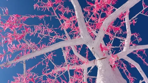 Festive garlands create a magical atmosphere. Stock Footage 328297224