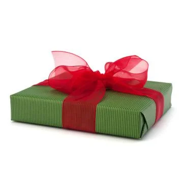Festive gift box Stock Photos
