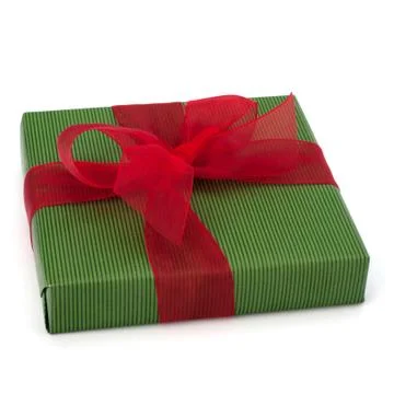 Festive gift box Stock Photos