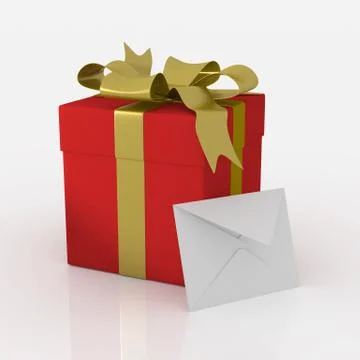 Festive gift. Stock Illustration