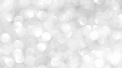 Festive glitter blurred shining silver background with bokeh Stock Footage 252069677