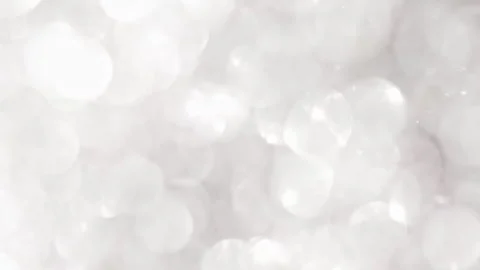 Festive glitter blurred silver shining background with bokeh Stock Footage 252070603