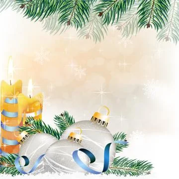 Festive glitter christmas background Stock Illustration