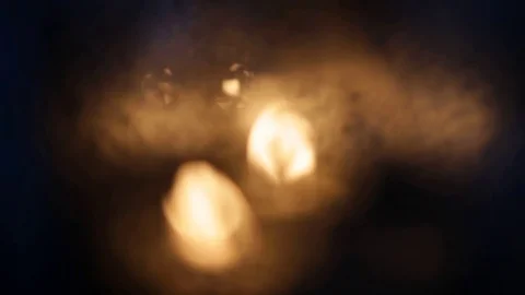 Festive glittering bokeh lights background. Stock Footage 69838845