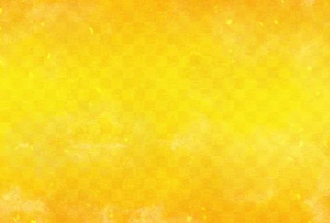 Festive gold checkered background with gold leaf accents Illustrazione stock