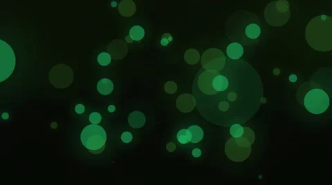 Festive Green bokeh bubble motion background Stock Footage 43270777