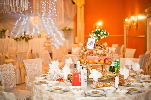 Festive hall. Stock Photos