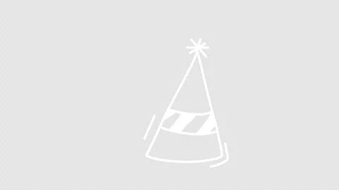 Festive hat doodle animation transparent background 库存影片 333985759