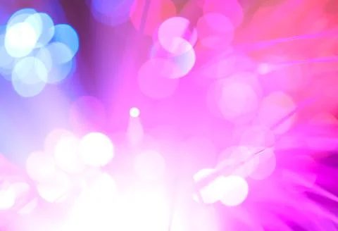 Festive lights and circles Stock Illustration