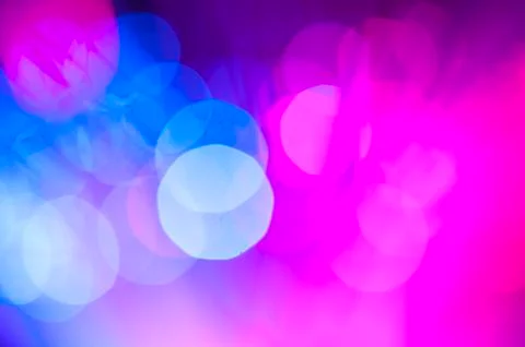 Festive lights and circles Stock Illustration